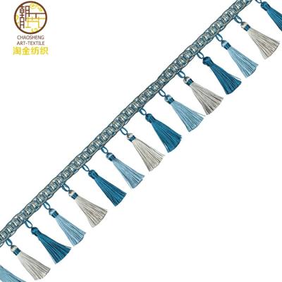 China BT94Y High Quality Beaded Curtain Tassel Fringe for sale