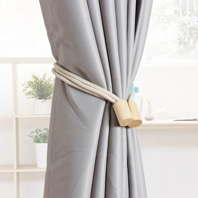 China New Style ck-20 Modern Cotton Rope Magnetic Curtain Tieback for sale