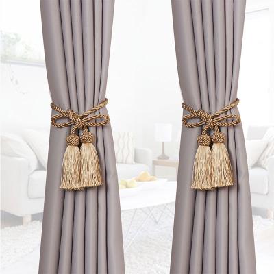 China CLASSIC fashionable and european handmade polyester cocking cord tassel tieback for curtain for sale