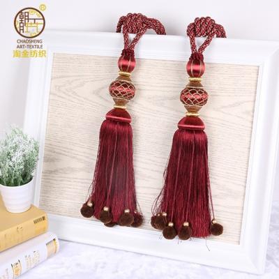 China High End Handmade Curtain Tassel Tiebacks for sale