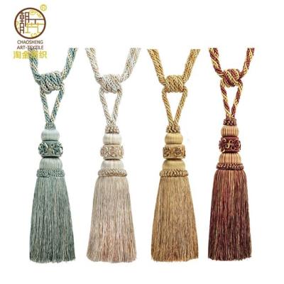 China Home Stone Hot Popular Decoration Biaohua Tassel Tieback for sale