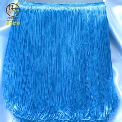 China Curtain any color stretch fringe trimming, Chainette fringe, long dance fringe for sale