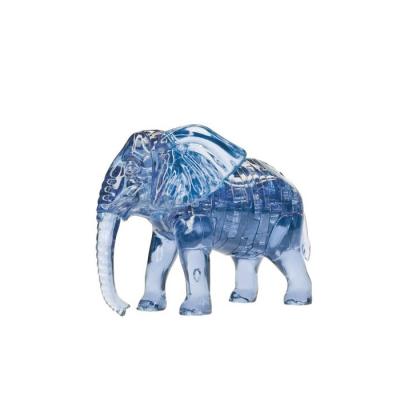 China DIY TOY Child's Shantou Game Toys 41 PCS 3d Elephant Jigsaw Crystal Puzzle for sale