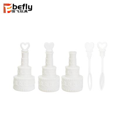 China Wholesale Cake Bottle Shape Wedding Plastic Soft Bubble Toys for sale