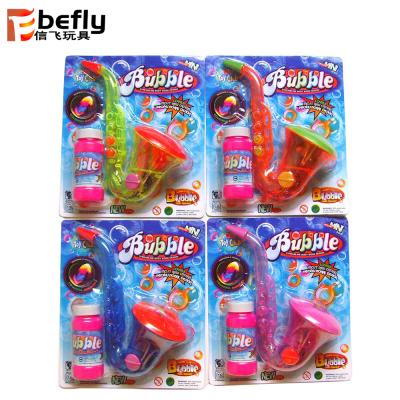 China With light and music hot selling kids play saxophone bubble with light and music for sale