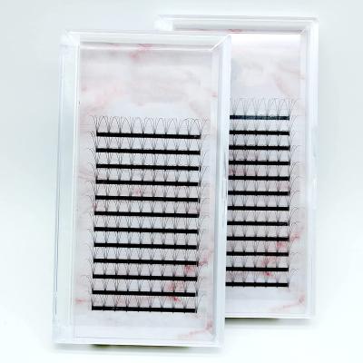 China Natural /Soft 9D Pre Made Volume Fans Eyelash Extensions 5D 7d 10d Handmade Premade Volume Fan Lashes Short Rod Lashes for sale