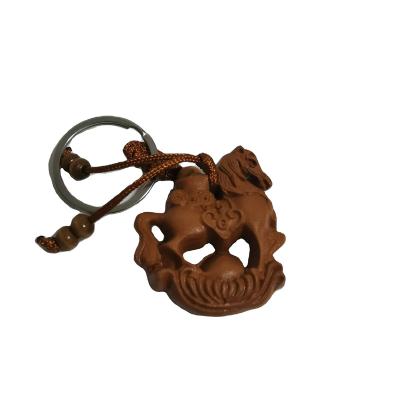 China China Wood carved twelve zodiac ornaments horse for sale