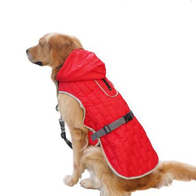 China Manufacturer Wholesale Stocked Waterproof Windproof Thick Padded Warm Coat Winter Dog Reflective Reversible Jacket for sale