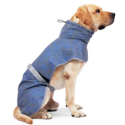 China Promotional Price Pet Raincoat Dog Raincoat Stocked Reflective Reflective Adjustable Jacket for sale