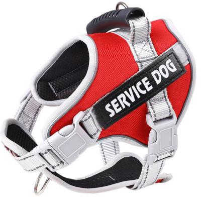 China Cheap Price Reflective Mesh Padded No Pull Outdoor Soft Adjustable Pet Vest Dog Harness No Pull for sale