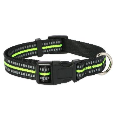 China Wholesale Supplier 3M Puppy Reflective Adjustable Nylon Dog Collar for sale