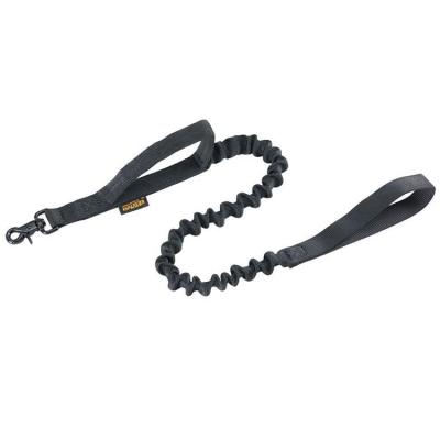 China Wholesale Reflective Soft Padded Heavy Duty Military Tactical Handle Bungee Dog Leash for sale