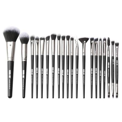 China Angular Blush MAANG Makeup Brush Set 5 Color Eyeshadow Makeup 20 Pcs Brush Set for sale