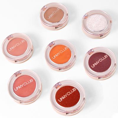 China UNNY CLUB CLUB Vegan Makeup Single Color Waterproof High Quality Cosmetics High Pigmented Shimmer Shimmer Eyeshadow for sale