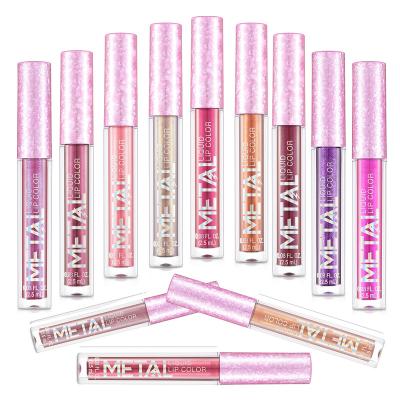 China Young 12 Color Cruelty Free Metallic Missyoung Lip Gloss Vendor Cruelty Free Lip Gloss Lip Gloss Wholesale Bulk Wholesale Tint Waterproof Metallic for sale