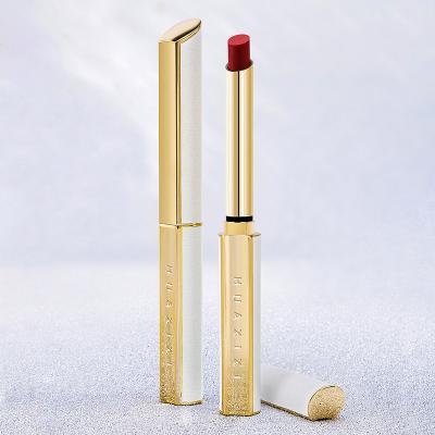 China Cruelty Free Cosmetics Lipstick (New) Vegan Waterproof Slim Matte Hot Sale 11 Colors Gold Tube Lipstick Velvet Waterproof Lipstick for sale