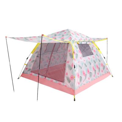 China Wholesale Camouflage Playground/Field Running Light Pink Carpas Kids Camping Balloon Printing Park Picnic Folding Outdoor Tent For Kids for sale