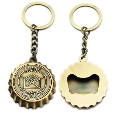 China Viable Custom Luxury Personalized Retro Metal Gift Key Chain Beer Bottle Opener Novelty Wall Mount Household With Logo for sale