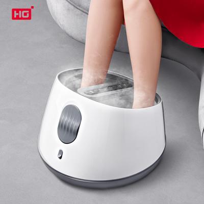 China Portable Foot Steam Hg Massager Rollers Portable Electric Sauna Pedicure Machine Foot Spa Bath Care Massager With Detachable Shiatsu Pedals for sale