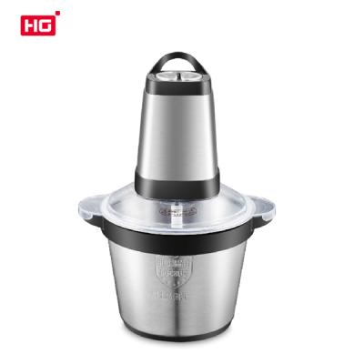 China Professional Electric Food Chopper Machine Food Processor Chopper Quick Chopping and Mixing High Capacity Hg Large Capacity Stainless Steel for sale