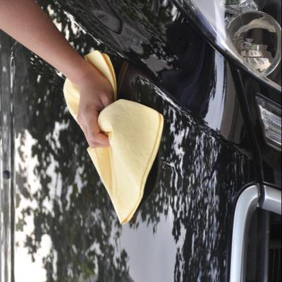 China Sustainable Custom Logo Car Wash PVA Ultra Absorbent Chamois Cleaner Drying Cloth Towel for sale