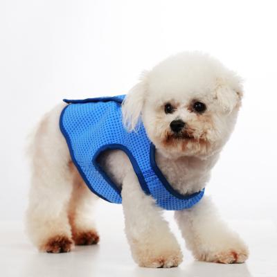 China Sustainable Pet Clothing Summer Quick Dry Dog Clothes Ice Luxury Dog Cooling Vest for sale