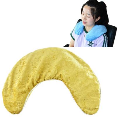 China Anti-static microwave heating warm and cool plush neck and grass-filled shoulder wrap for sale