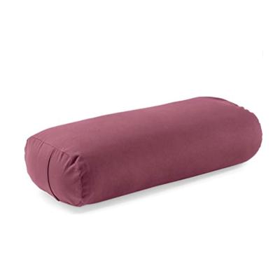 China Custom Organic Cotton Therapy Yoga Bolster Cushion Pilates Rectangular Cushion Yoga Bolster for Yin Yoga for sale