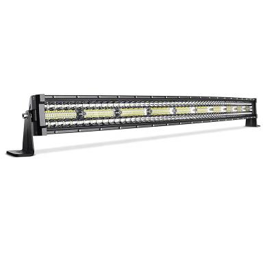 China PC Triple Rows 42 Inch 900w Curved Straight Led Bar For 12v Car Truck Car ATV 4X4 Off-Road LED BEAM LIGHT for sale