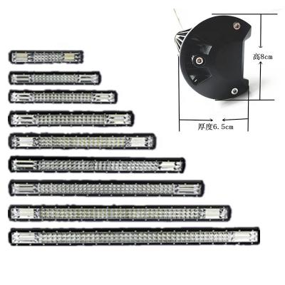 China Polycarbonate lens 288W 3 row 20inch 12v LED light bar for car 24v led light bar for car offroad light for sale