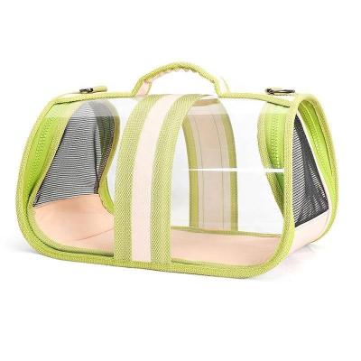 China Travel Pet Supplies Cats and Dogs Going Out Shoulder Bag Folding Convenient Trunk Bag Panoramic Transparent Pet Bag Travel Carrier for sale