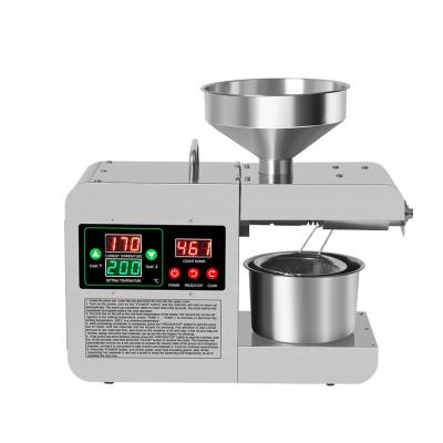 China 2022 Restaurant Low Price Sesame Oil Press Mill Machine Mini Small For Individual Use 3-5kg/hour for sale