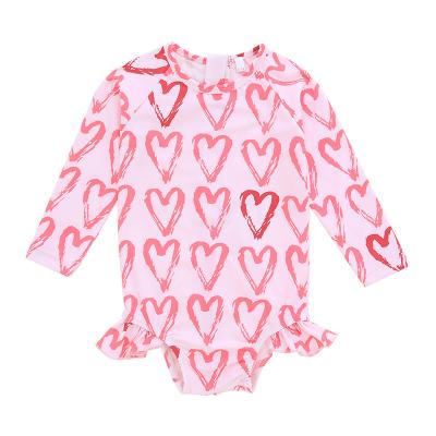 China Breathable Infant and Toddlers Print One Piece Color Brazilian Beach Kids Bikini Family Beachwear Cute Kids Swimwear with Zipper for sale