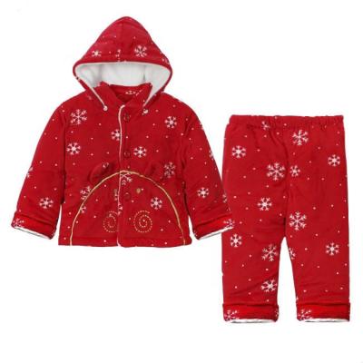 China New Design Fashion Dresses Kids Leisure Wear Breathable Hoodies Sets Tracksuit Winter Wear Polyester Long Sleeve Coat for sale