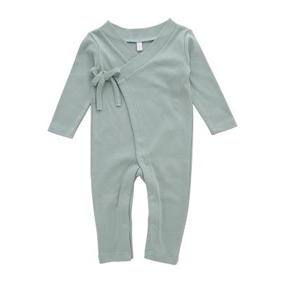 China Long Sleeve 0-24M Newborn Kid Baby Boy Girls Clothes Autumn Fall Baby Outfit Cute Soft Spring Romper Cotton Overalls Long Sleeve for sale