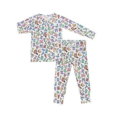 China Factory Wholesale Formal Good Quality Autumn Long Sleeve 2pcs Baby Sleep Clothes Sets Bamboo for sale