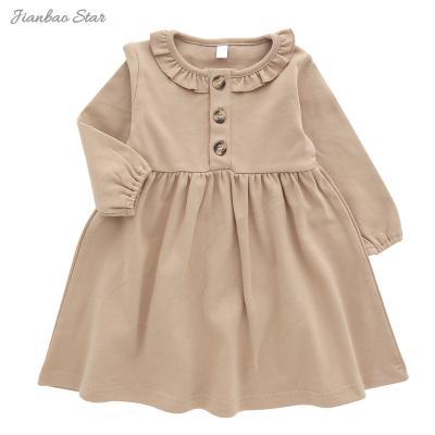 China High Quality Cute Washable Boutique Princess One Year Old Baby Toddler Playwear Dress For Girls for sale