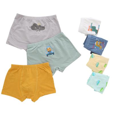 China New Design Kids Cotton Boxer Underwear Breathable Summer Kids Briefs Baby Boy Casual Panties for sale