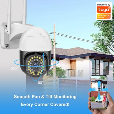 China Tuya Smart IP Camera Support WIFI New Style Wifi CCTV Life 3MP Wifi Dome Camera for sale