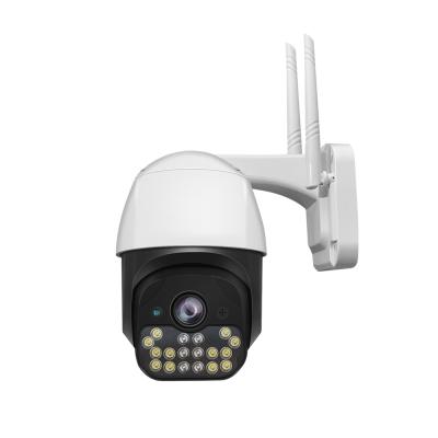 China Human Motion Tracking 2021 new design 3MP IR night vision wireless wifi PTZ IP cctv smart wireless human tracking outdoor camera for sale