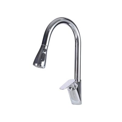 China Other Modern Design Kitchen Faucets Pull Out Lower Kitchen Mixer Sink Faucet With Sprayer for sale