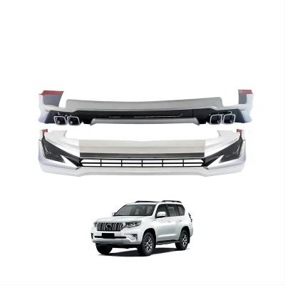 China Decoration Modellista Conversion Protection + Body Kit For Land Cruiser Prado 150 Lip Deffuser PP Material Bumper Auto Parts for sale