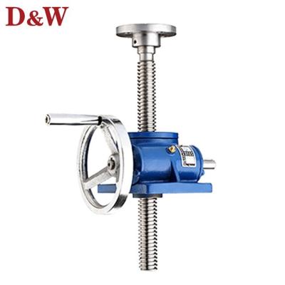 China Machinery Repair Shops SWL Series Trapezoid Screw Worm Gear Screw Jack Hand Wheel Manual Screw Jack Small for sale