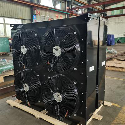 China Pressure Drop Optimized Air Condenser Cooler / H Type Air Cooled Condenser with Louvered Fins for sale