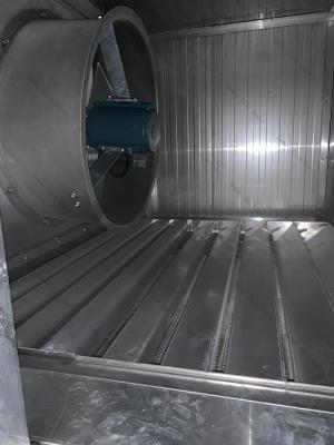 China Split Type Tunnel Blast Freezer Air Cooling Fast Freezing System for sale