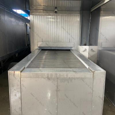 Cina 1000 kg/h Freezer a galleria rapida / Macchina di congelamento IQF con velocità di trasporto personalizzata in vendita