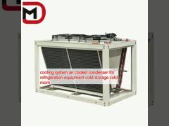 cooling system air cooled condenser for refrigeration equipment cold storage cold room