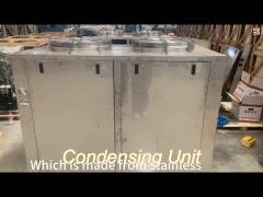 1/2 hp fan motor single speed freezer room condensing unit for low temperature storage