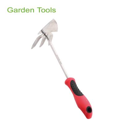 China SS201 Stainless Steel Garden Hoe With Rake Handle Stainless Steel Plastic Garden Tools RL168O for sale