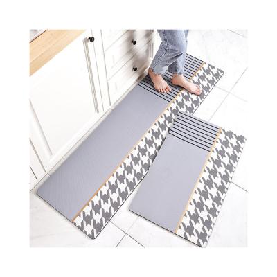 China Stain Resistant Floor Mat Shock Absorption Kitchen Rugs Skid Non Ground Carpet Washable for sale